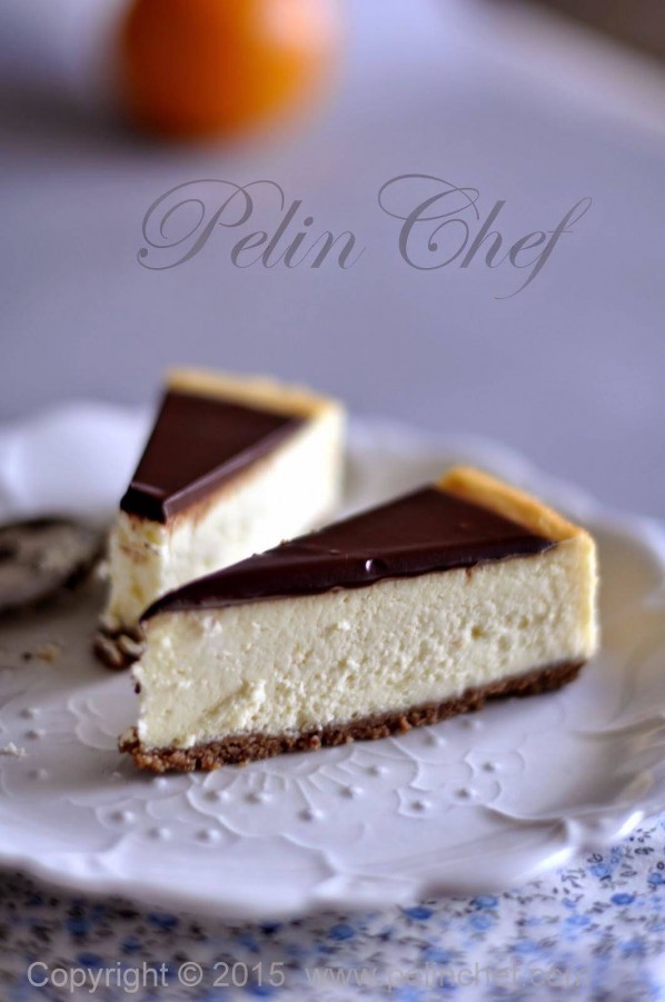 Çikolata Soslu Portakallı Cheesecake PelinChef