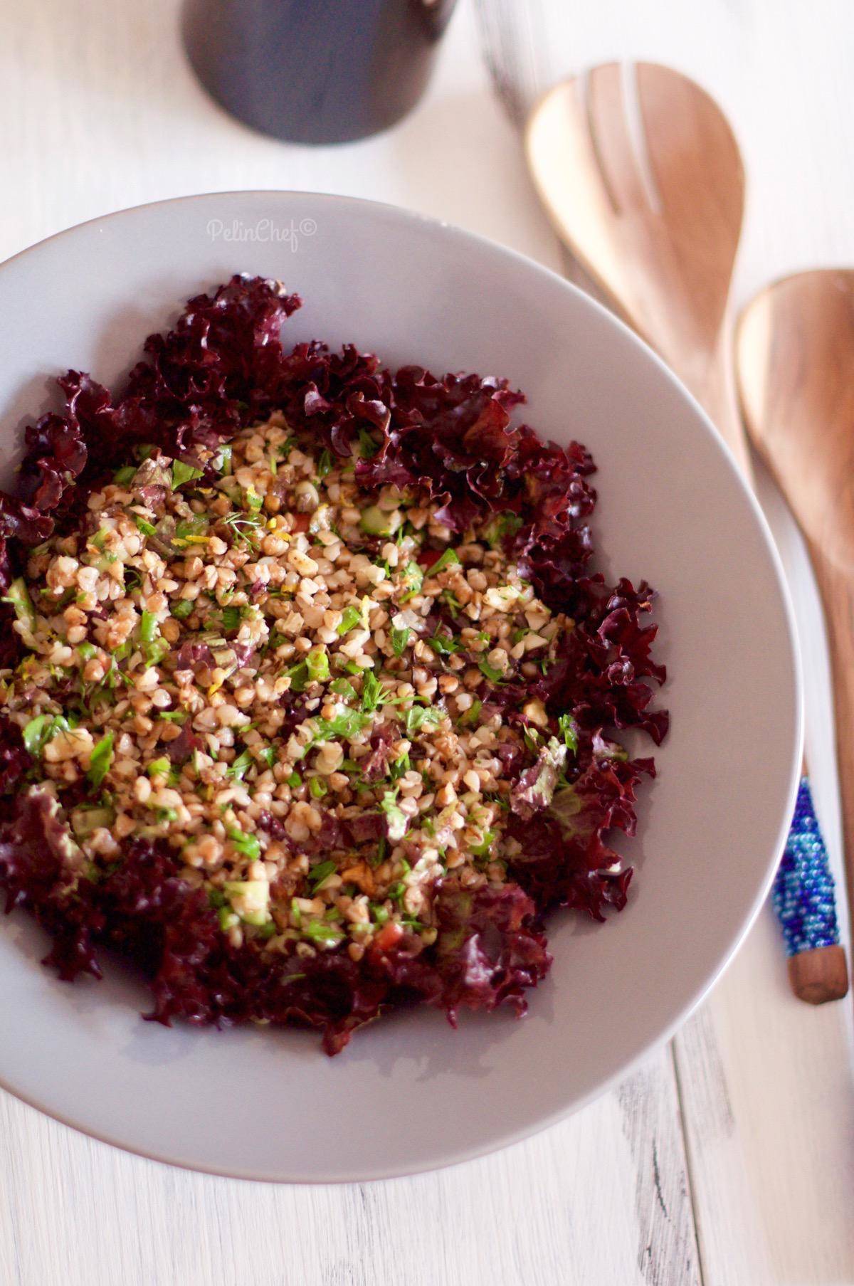 karabuğday (greçka) salatası