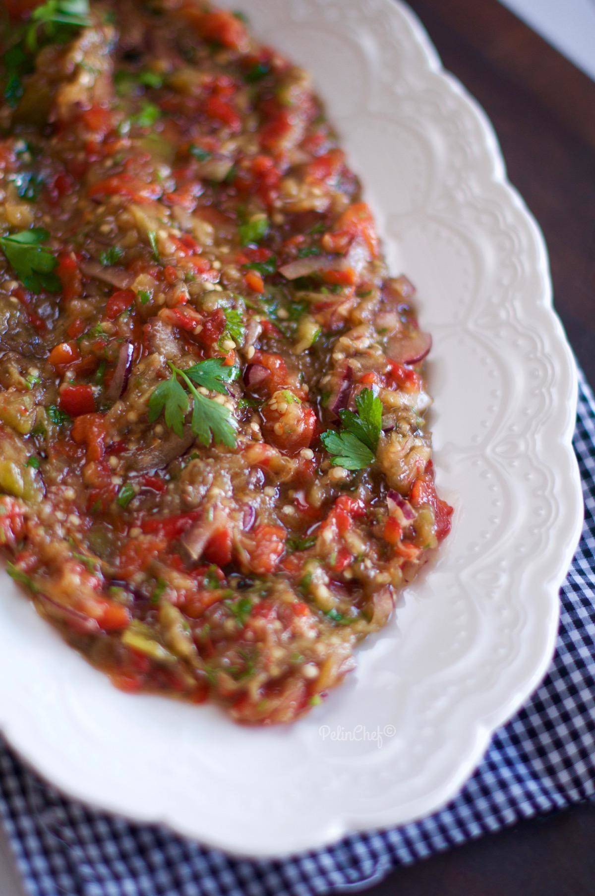 Patlıcan Salatası Patlıcan Salatası